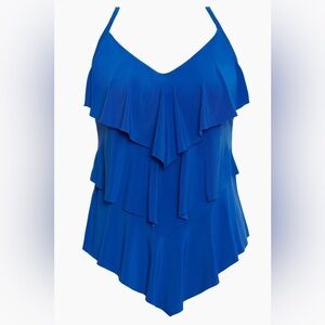 Magicsuit Solid Rita Tankini Top Swimsuit Size 10 NWT Brand New